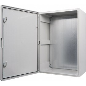 Ударостійкий корпус з АБС-пластику Аско-Укрем UBox 500x700x250мм (непрозорі дверцята)