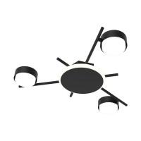 Светильник под лампу PANAMERA 3хGX53 IP20 черный Violux ( 340121 )