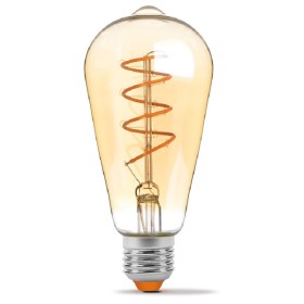 Димерная филаментная лампа Videx Filament ST64FASD E27 5Вт 2200K (VL-ST64FASD-05272) бронза