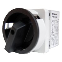 Черный главный выключатель Schrack IN8E1338 30кВт 80А, на 3-положения