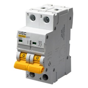 Автоматичний вимикач UEC SB-M8 2P 25A B 4,5кA (MCB45-2-025-B)