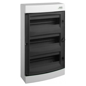 Настенный модульный щиток NOARK PNS 3x18T прозрачные двери 3x18м IP40 (106196)