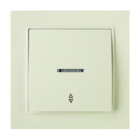 Вимикач Nilson Thor прохідний 1кл прохідний з підсвіткою ( 27121008 )