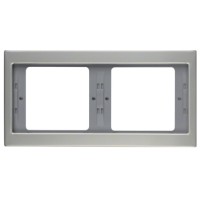 Рамка 2-місна, горизонтальна, нержавіюча сталь Berker K.1