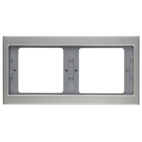 Рамка 2-местная, горизонтальная, нержавеющая сталь Berker K.1