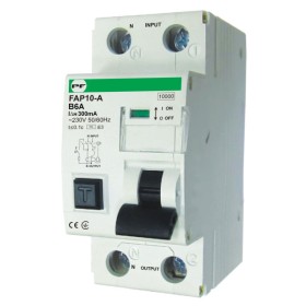 Дифавтомат Promfactor FAP10-A B 6А/0,3A 2P (1P+N) 10кА (FAP10B06300A)