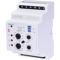 Реле контролю фаз ETI 002471419 HRN-43 400V AC (3F 2x16A AC1) без нейтралі