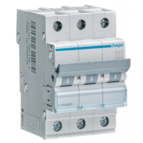 Автоматичний вимикач Hager MCN363 6кА C 63A 3P
