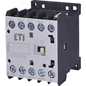 Миниатюрный контактор ETI 004641054 CEC 07.10 230V AC (7A; 3kW; AC3)