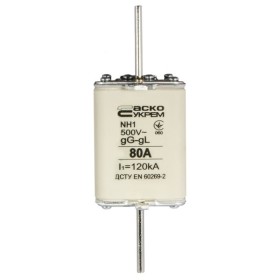 Запобіжник Аско-Укрем NH1 80A gG (A0050010027)