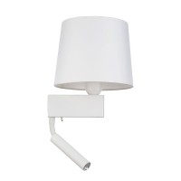 Бра, настенный светильник Nowodvorski 8216 Chillin E27+G9 2x10W+10W IP20 белый