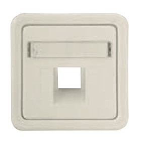 Лицьова панель для телефонних/комп'ютерних розеток Regina 13016502 слонова кістка