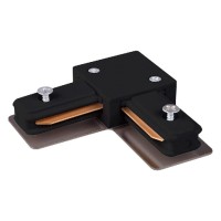 З'єднувач трекових шинопроводів Evrolight 42801 L-форма (чорний)