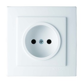 Розетка Nilson Touran біла 1-на без заземлення ( 24111015 )