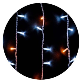Біла вулична LED гірлянда Delux EN ICICLE 108LED (90015177) 2x1м 27 жовтих діодів, що миготять IP44