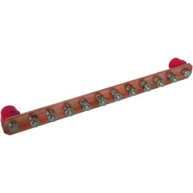 Шина уравнивания потенциалов OBO Bettermann (5015842) BigBar на 10 подключений из меди