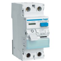 Пристрій захисного відключення Hager CDA225D 25A 30мА 6кА тип A 2P