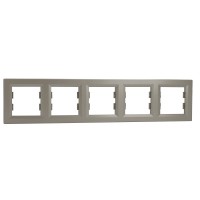 Рамка на 5 мест бронза Asfora, EPH5800569