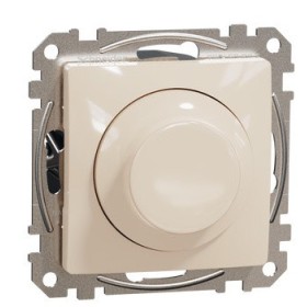 Поворотний світлорегулятор Schneider Electric Sedna Design & Elements RC 3-370 Вт бежевий SDD112501