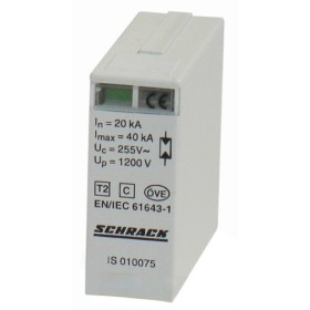 Модуль защитного разрядника Schrack IS010075 IS 20кА N-PE