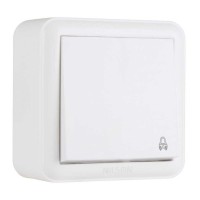 Вимикач Nilson Unique білий кнопка ( 28111012 )