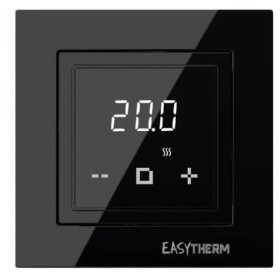 Програмований терморегулятор Easytherm ET45 з функцією WI-FI 16А 3200Вт (чорний)