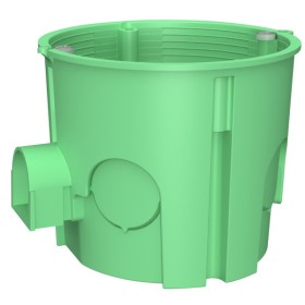 Поглиблена монтажна коробка для суцільних стін Plank Electrotechnic BOXES MB003 (PLK5103500) типу МВ 65х60мм (салатова)