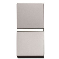 Кнопковий вимикач ABB Zenit 2CLA210470N1301 N2104.7 PL 1М (срібло)