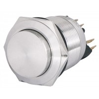 Металева кнопка Аско-Укрем TYJ 22-321 1NO+1NC з фіксацією (A0140010127)