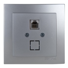 Розетка Nilson Touran срібло телефонна ( 24131040 )