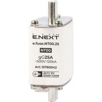 Плавкий запобіжник E.Next e.fuse.NT00.25 габарит 00 25А (i0760042)
