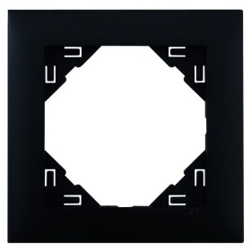 Одинарная рамка Logus 90 90910 TPM (черная матовая)