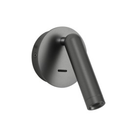 Бра, настінний світильник Italux WL-64834-1-GR Carda LED 1x2.5W 3000K 164Lm IP20 сірий