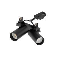 Світильник поворотний, спот Nowodvorski 11442 Fourty Surface II GU10 2x10W IP20 чорний