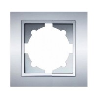 Рамка ELBI ZENA Silverline серый металлик 1-я (608-011000-271)