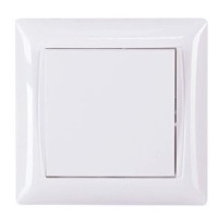 Выключатель 1-клавишный TNSy Latina IP20 белый (TNSy5000050)