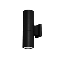 Світильник фасадний Violux TWIX-2D 2х40Вт Е27 IP44 чорний ( 500350 )