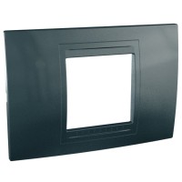 Рамка внешняя 2-модульная Unica Allegro, серый графит Schneider Electric