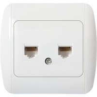 Компьютерная розетка E.Next e.install.stand.819С2 двойная (s035033)