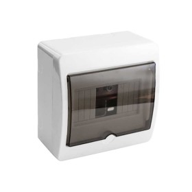 Бокс пластиковий на 6 модулів зовнішній КН-6 прозора дверка ( 902504 )