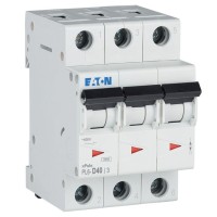 Силовой автомат Eaton PL6-D40/3 6кА 40A