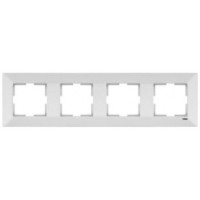Рамка чотиримісна Viko Meridian, біла