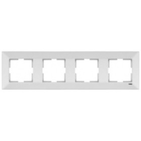 Рамка чотиримісна Viko Meridian, біла
