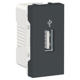 Розетка USB Schneider Electric NU342954 для передачи данных 1М (антрацит)