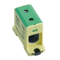 Клема для Al+Cu Hager K150AE 25-150мм2 жовто-зелена