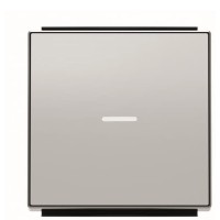 Клавиша выключателя ABB Sky 2CLA850130A1301 8501.3 PL с линзой (серебро)