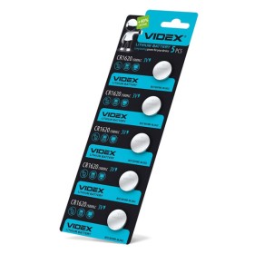 Літієва батарея Videx CR1620 (CR1620 5pc) 5 шт
