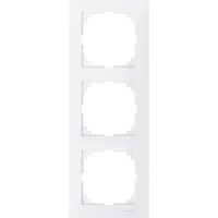 Трьохмісна рамка Schneider Electric M-PURE MTN4030-3619 полярно-біла