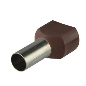 Втулочный наконечник TNSy TE1508 100шт коричневый (TNSy5500129)