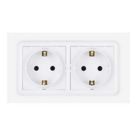 Розетка Nilson Unique біла 2-на з заземленням ( 28111025 )